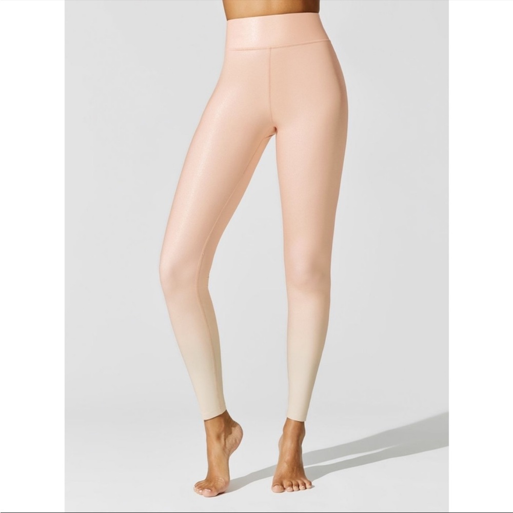 Carbon38 Crystalline Hi Rise Leggings Rose Quartz Pink Ombré Me…